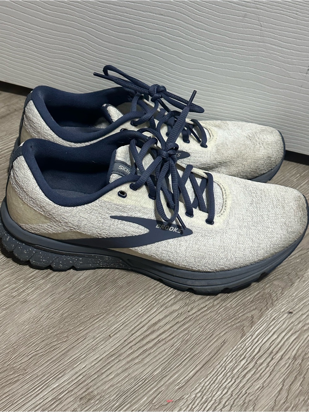 Brooks Women’s Navy and Light Gray Running Shoes